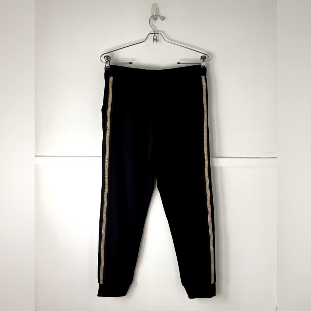 Trina Turk Brunello Black Pants with Side Stripes NWT